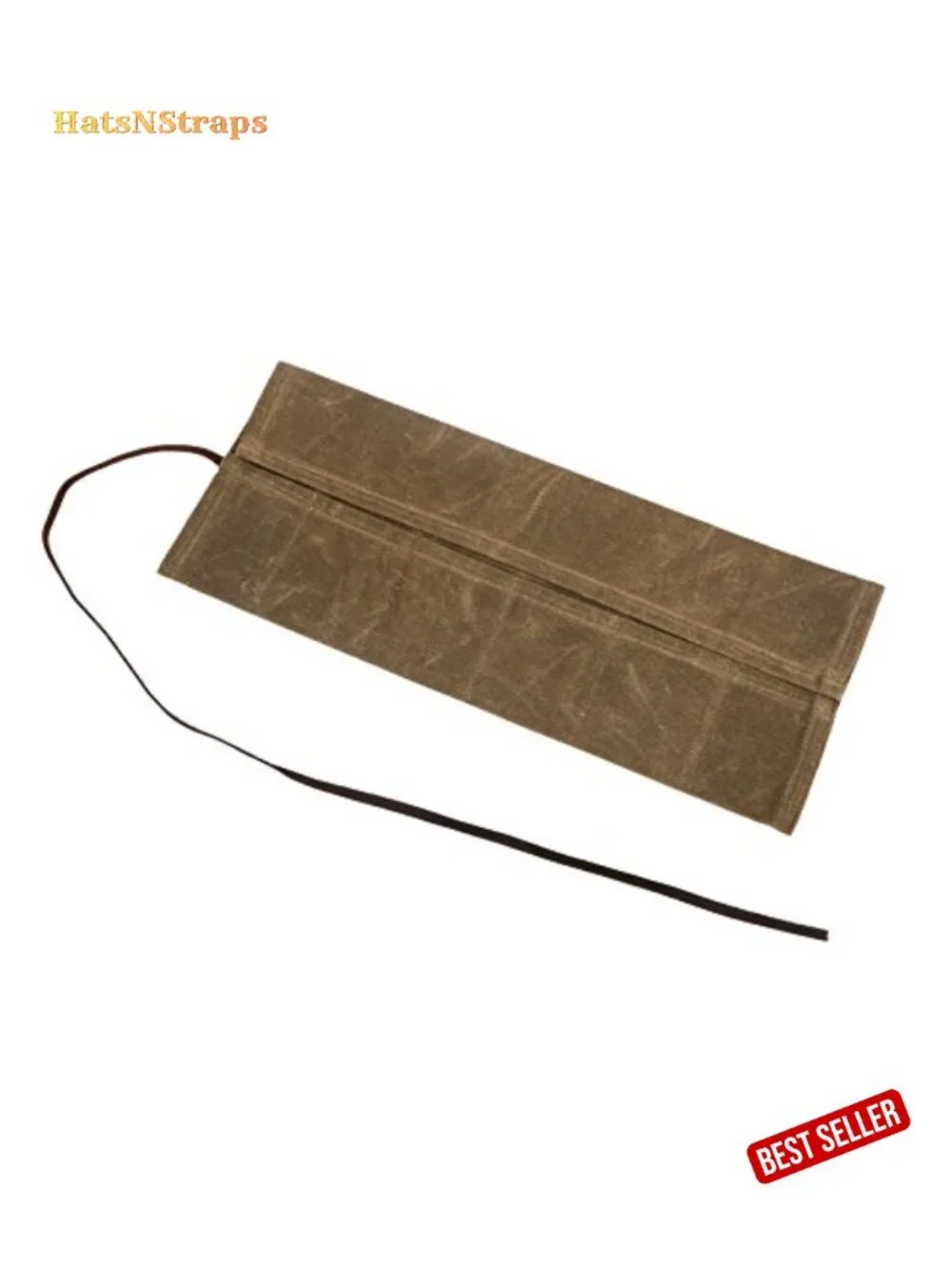 Waxed Canvas Watch Roll Handmade Waterproof Travel Case Organizer Holds 6